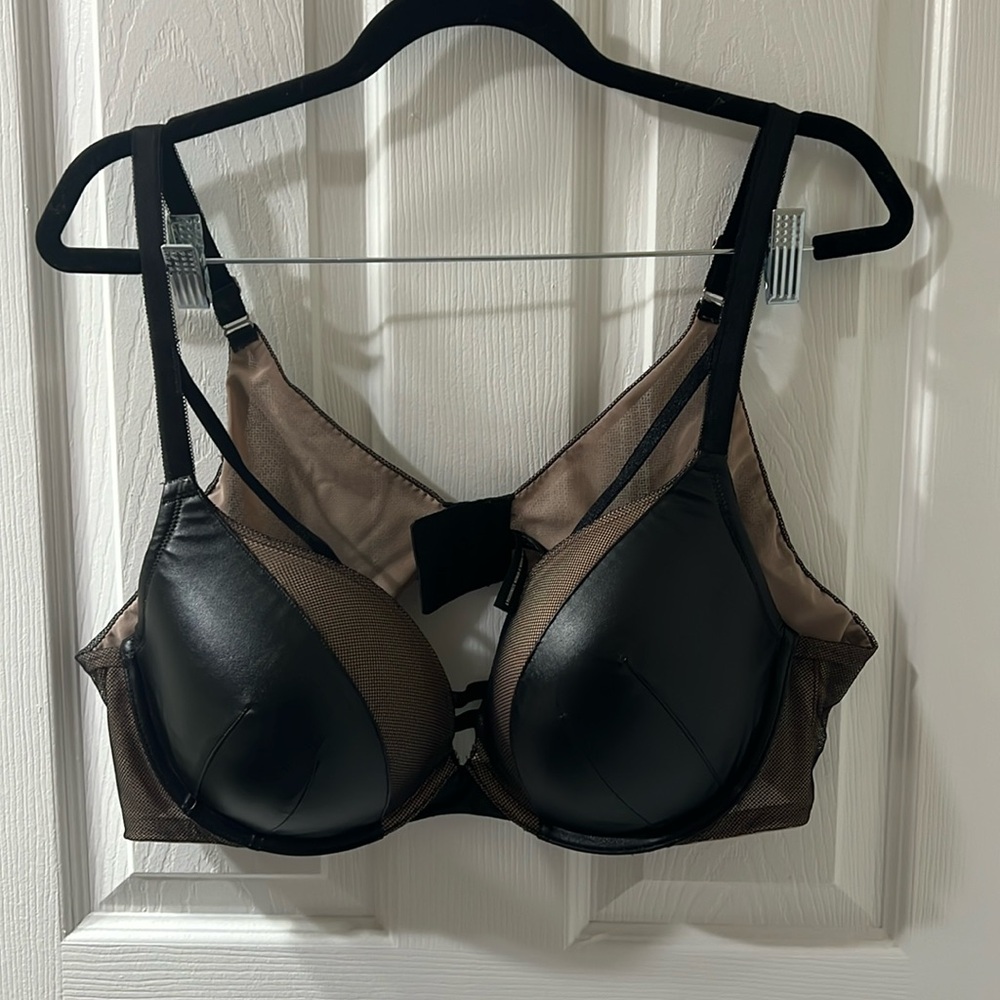 Leather Torrid Bra - 44C